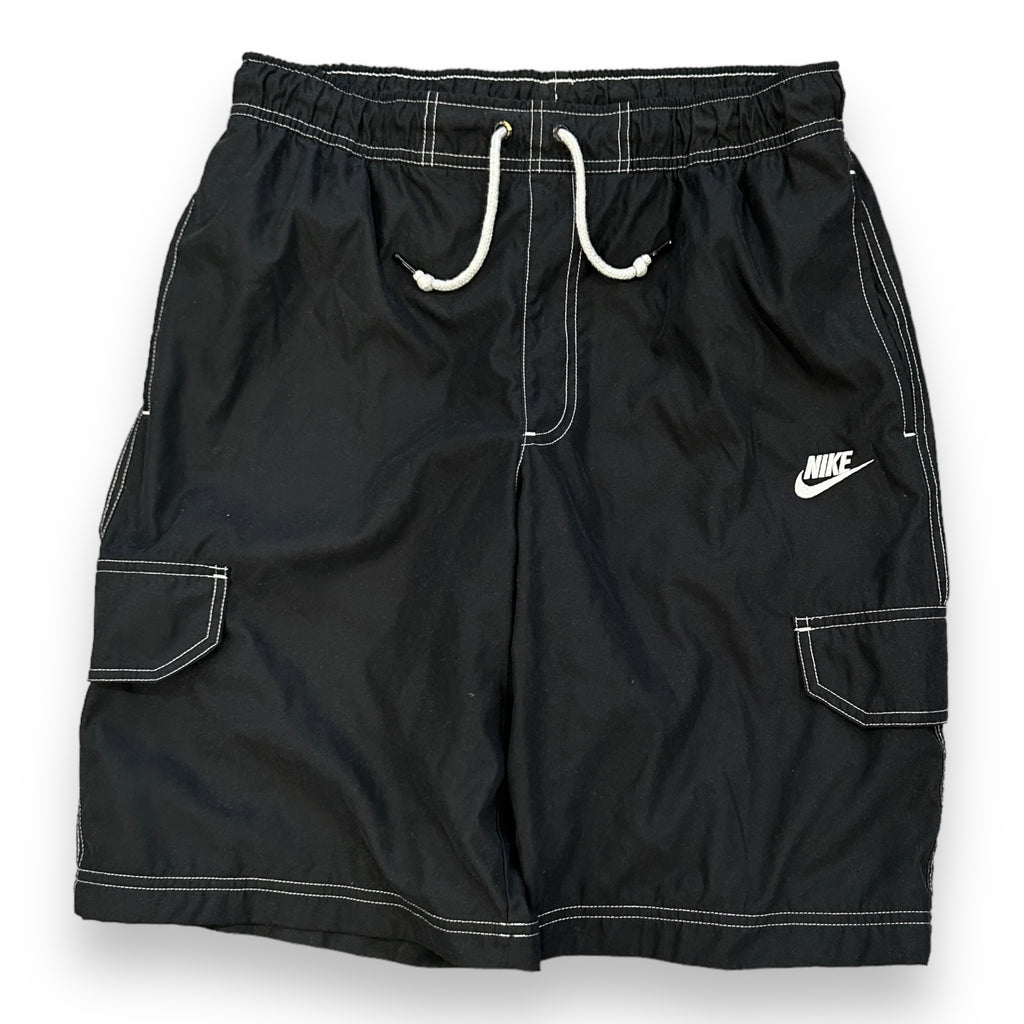 00s Black Nike Contrast Stitch Shorts