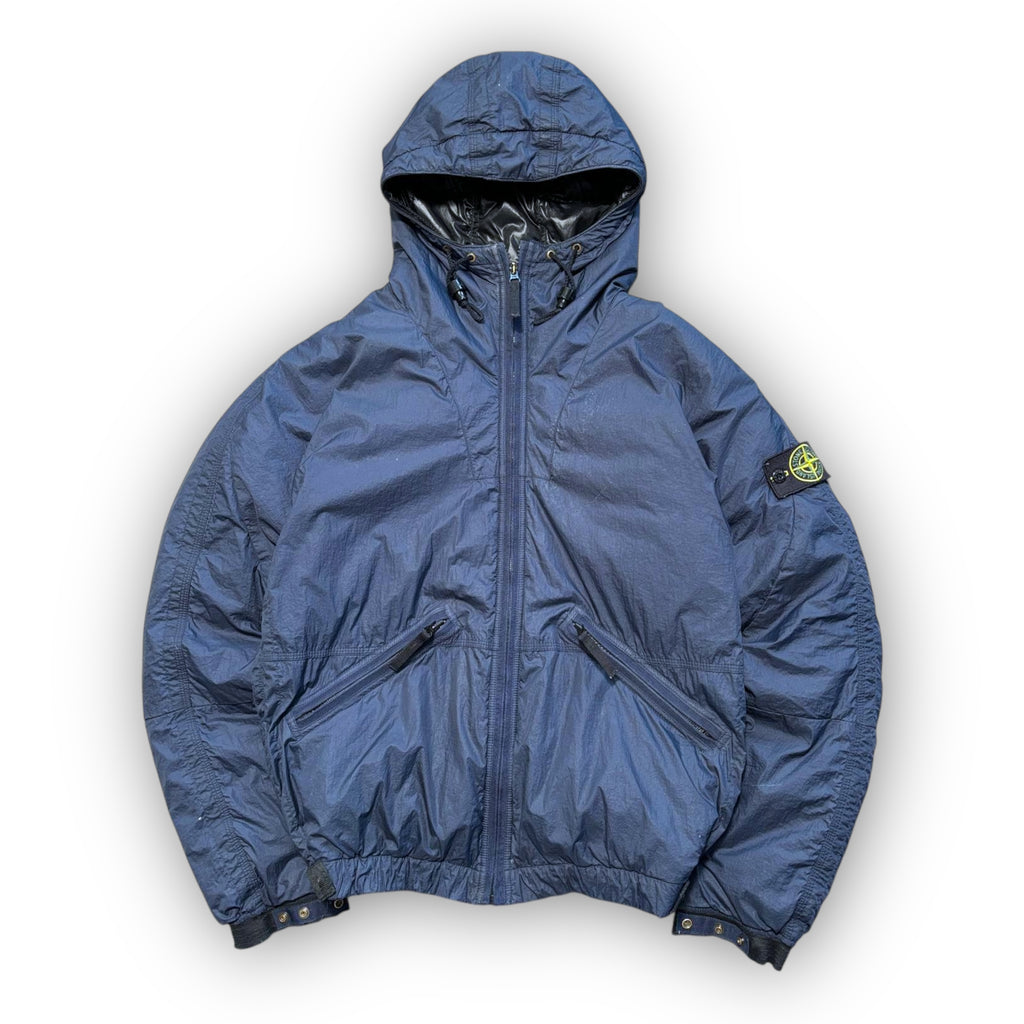 Navy Stone Island Down Jacket (L)