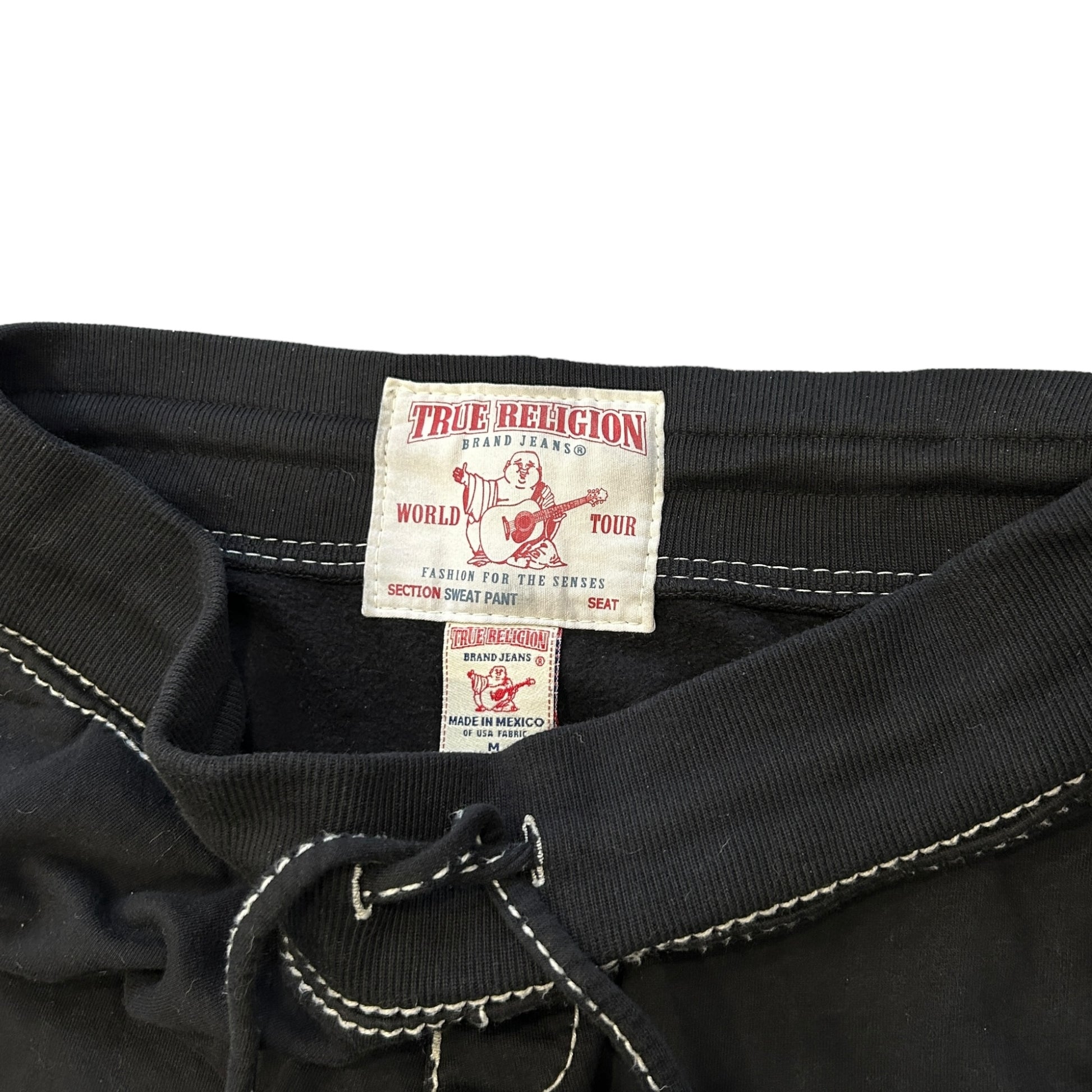 Black True Religion Contrast Stitch Tracksuit (M)