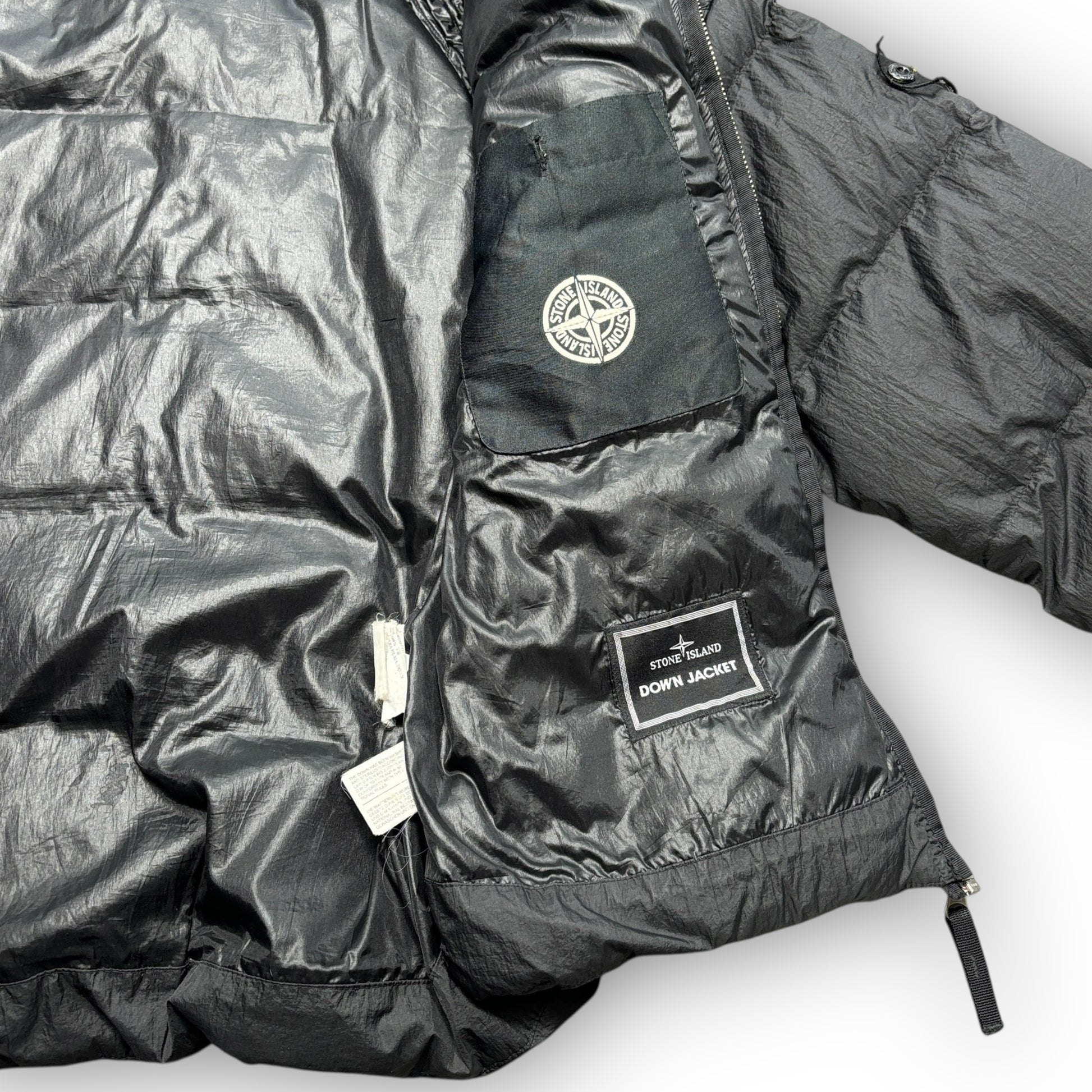 2009 Stone Island Opaque Mesh Badge Puffer (M)