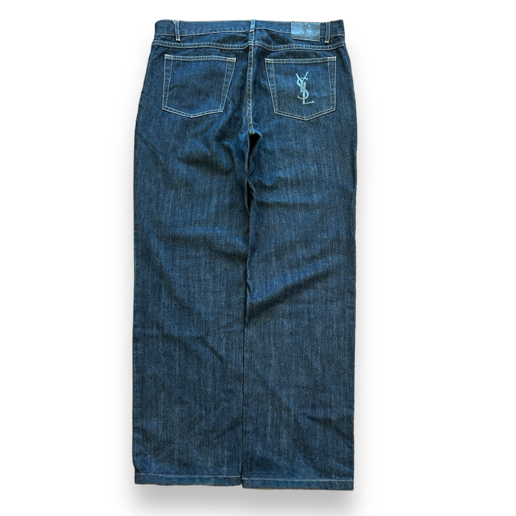 YSL Navy Baggy Jeans (36W)