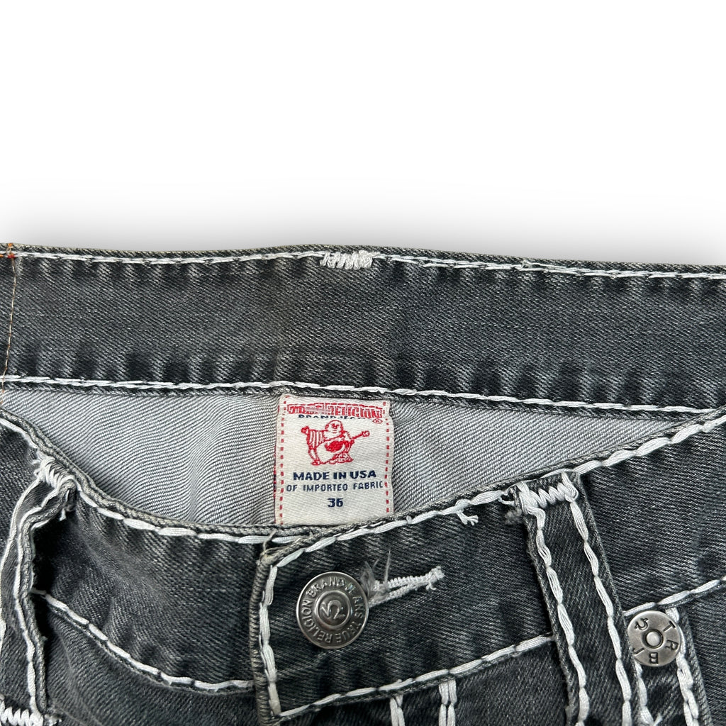 True Religion Big Stitch Jorts (36”)