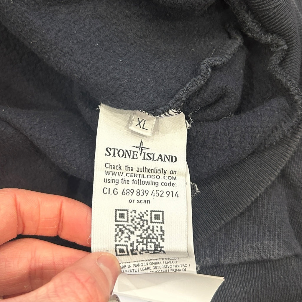 Navy Stone Island Sweatshirt