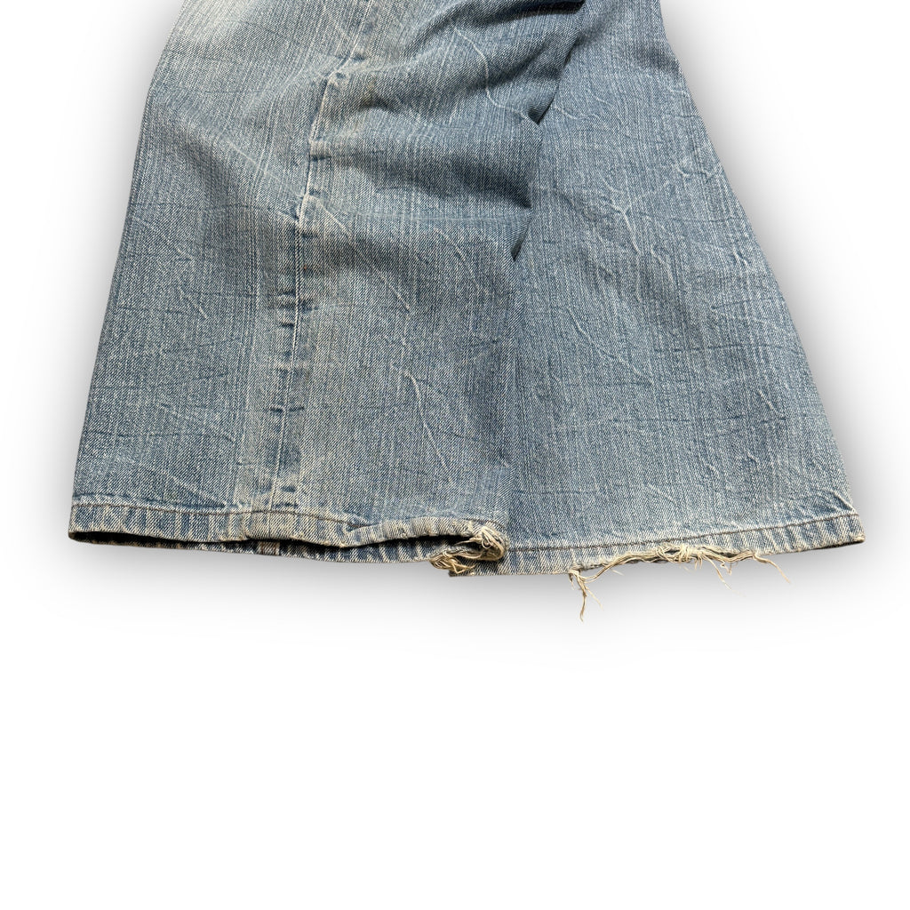 00s Japanese Dragon Embroidered Jeans (38")