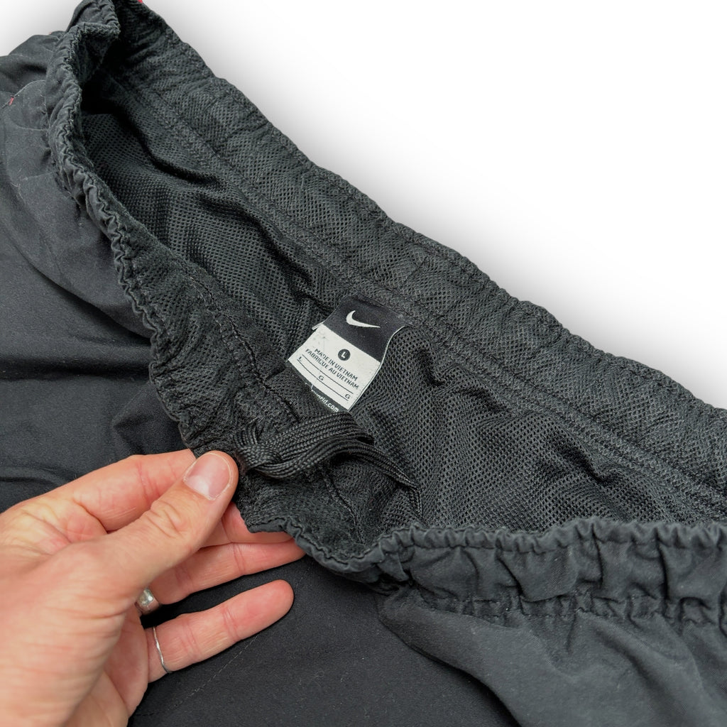 00s Black Nike Track Pants (L)