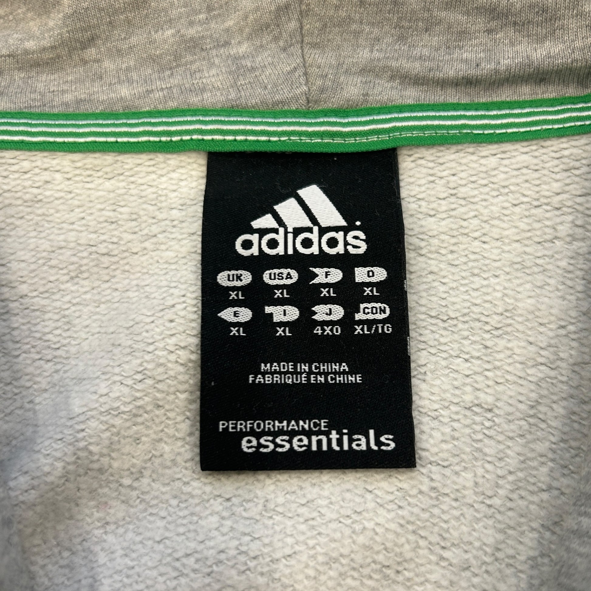 00s Adidas Multicolour Three Stripe Hoodie (XL)
