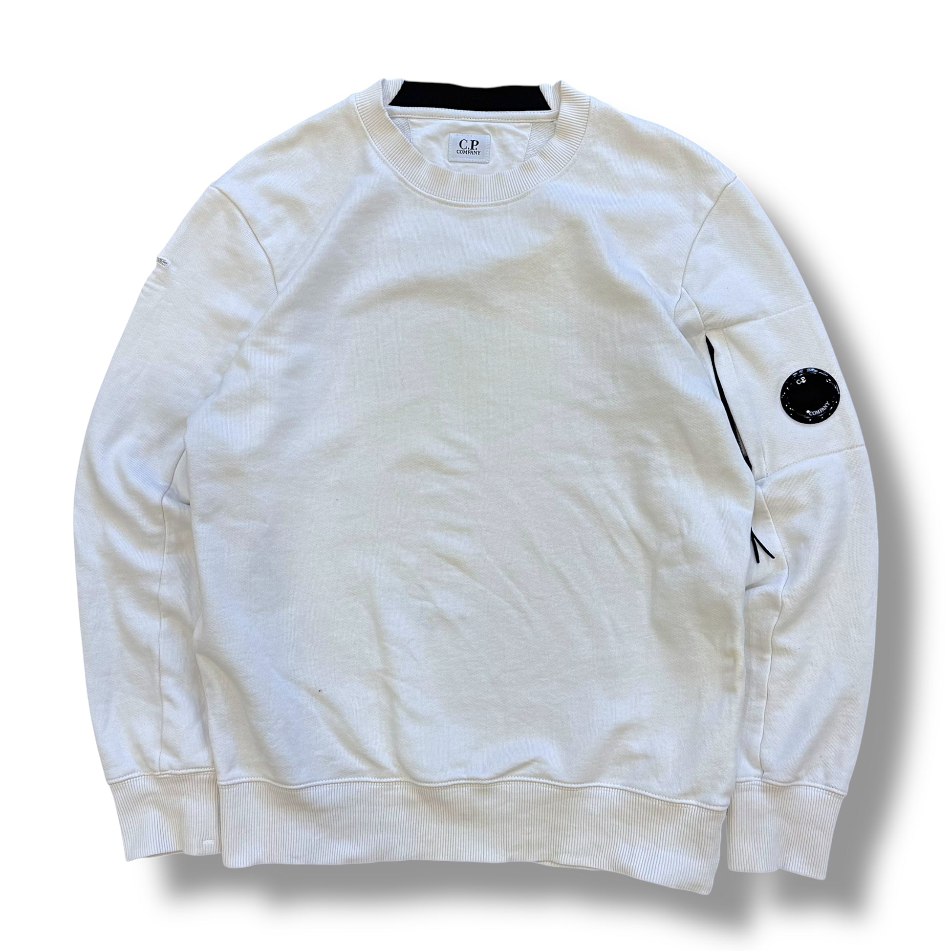 CP Company White Lens Sweatshirt (XS)
