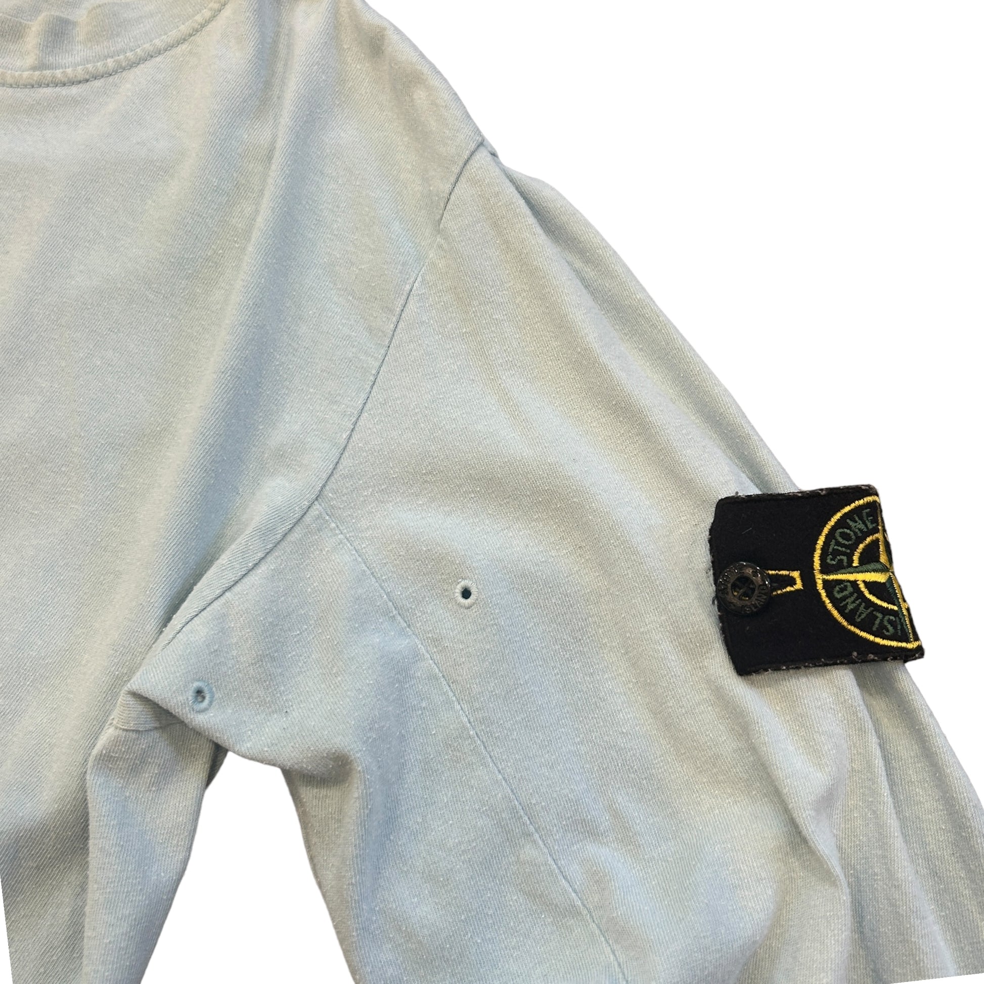 Stone Island Baby Blue Long Sleeve T-shirt (M)