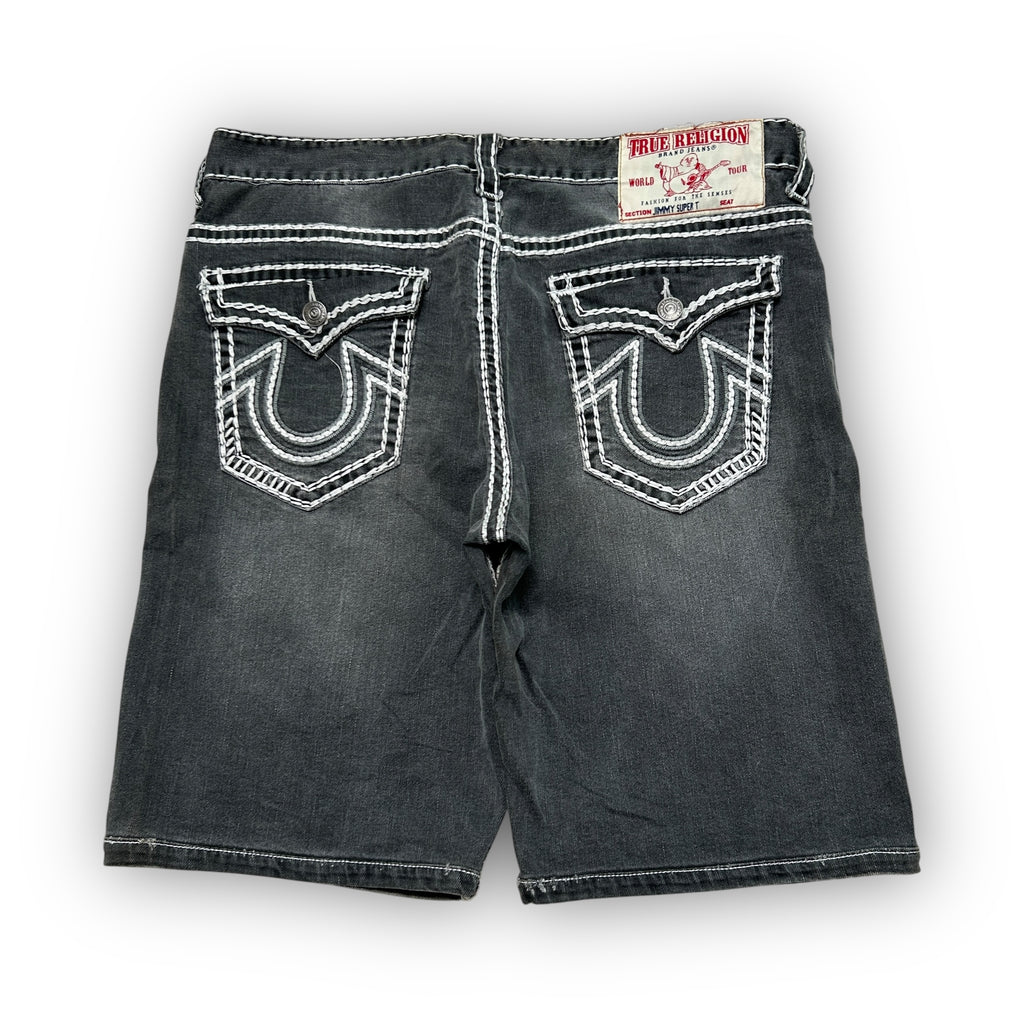 True Religion Big Stitch Jorts (36”)