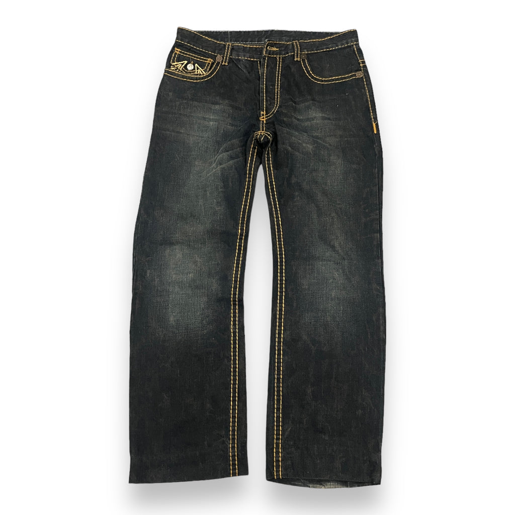 True Religion Big Stitch Baggy Jeans