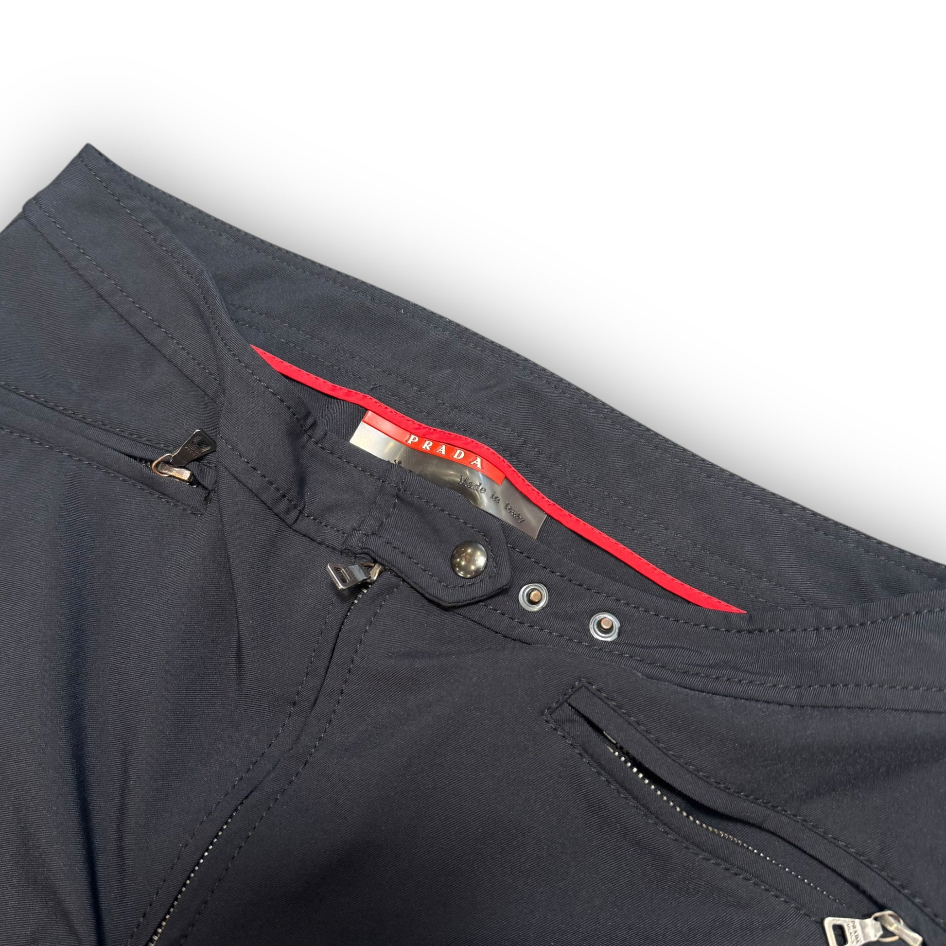 00s Prada Sport Zip Trousers (42)