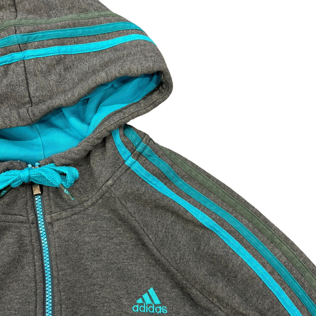 Adidas Multicolour Three Stripe Hoodie (L)