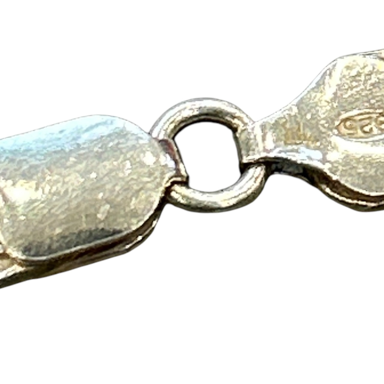 Chunky 925 Silver Link Bracelet (8.5")