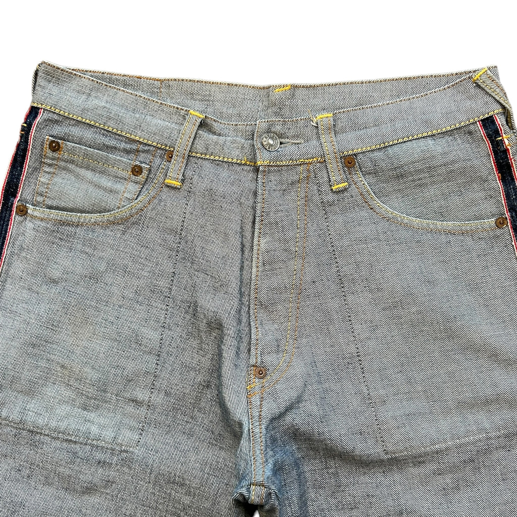 Vintage Evisu Selvage Inside Out Denim Jorts