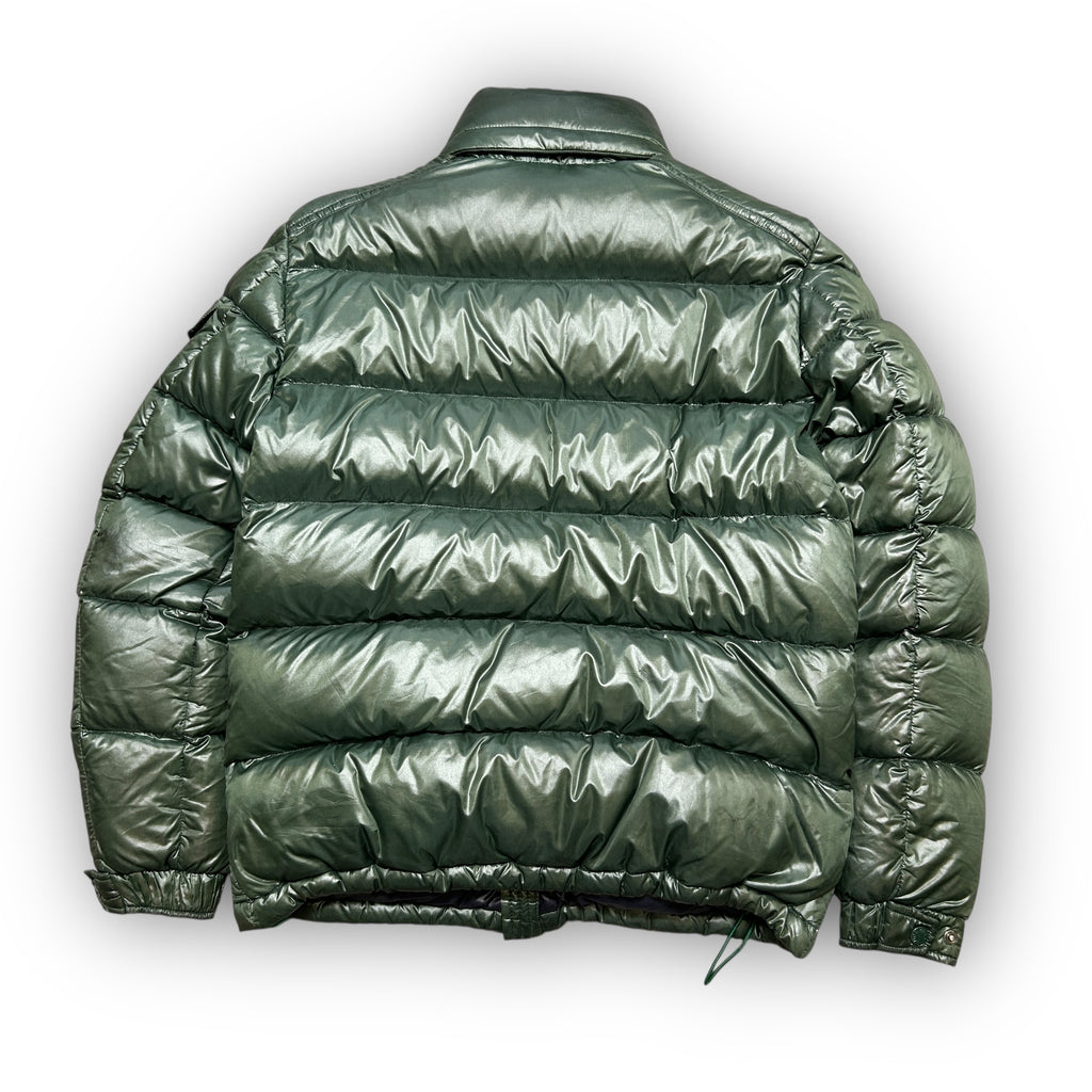 Green Moncler Maya Puffer Coat (S)