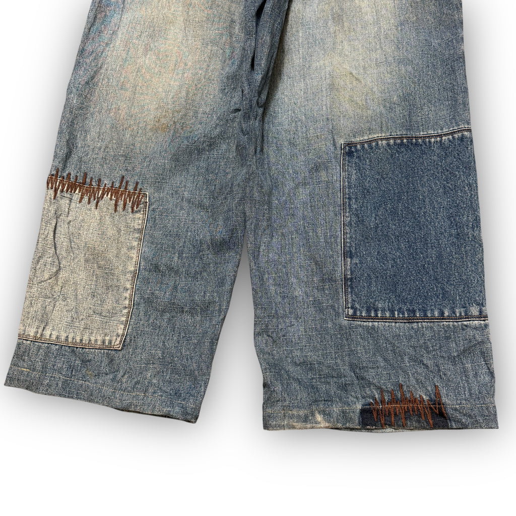 00s SOHK Embroidered Baggy Jeans (36")