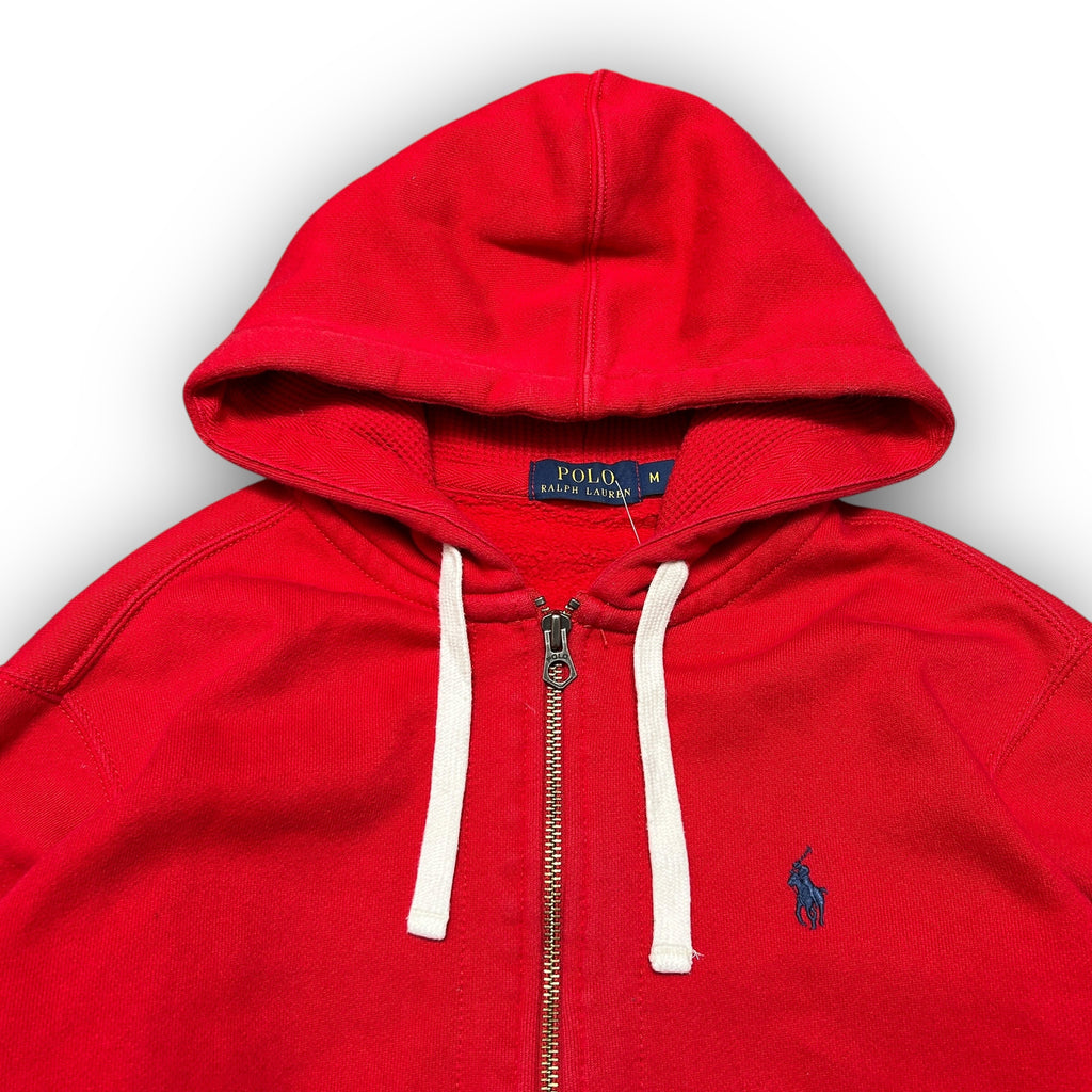 Red Polo Ralph Lauren Heavyweight Hoodie (M)
