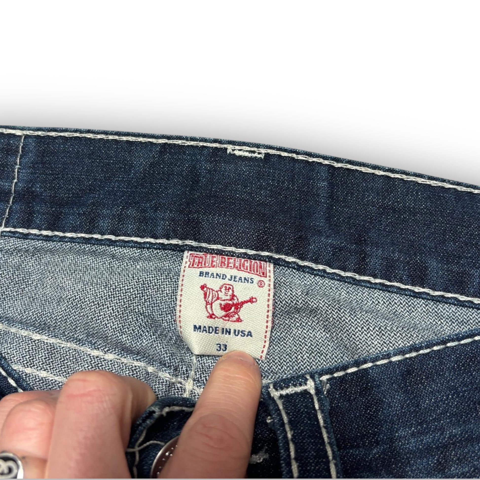 True Religion Big Stitch Jeans (34")