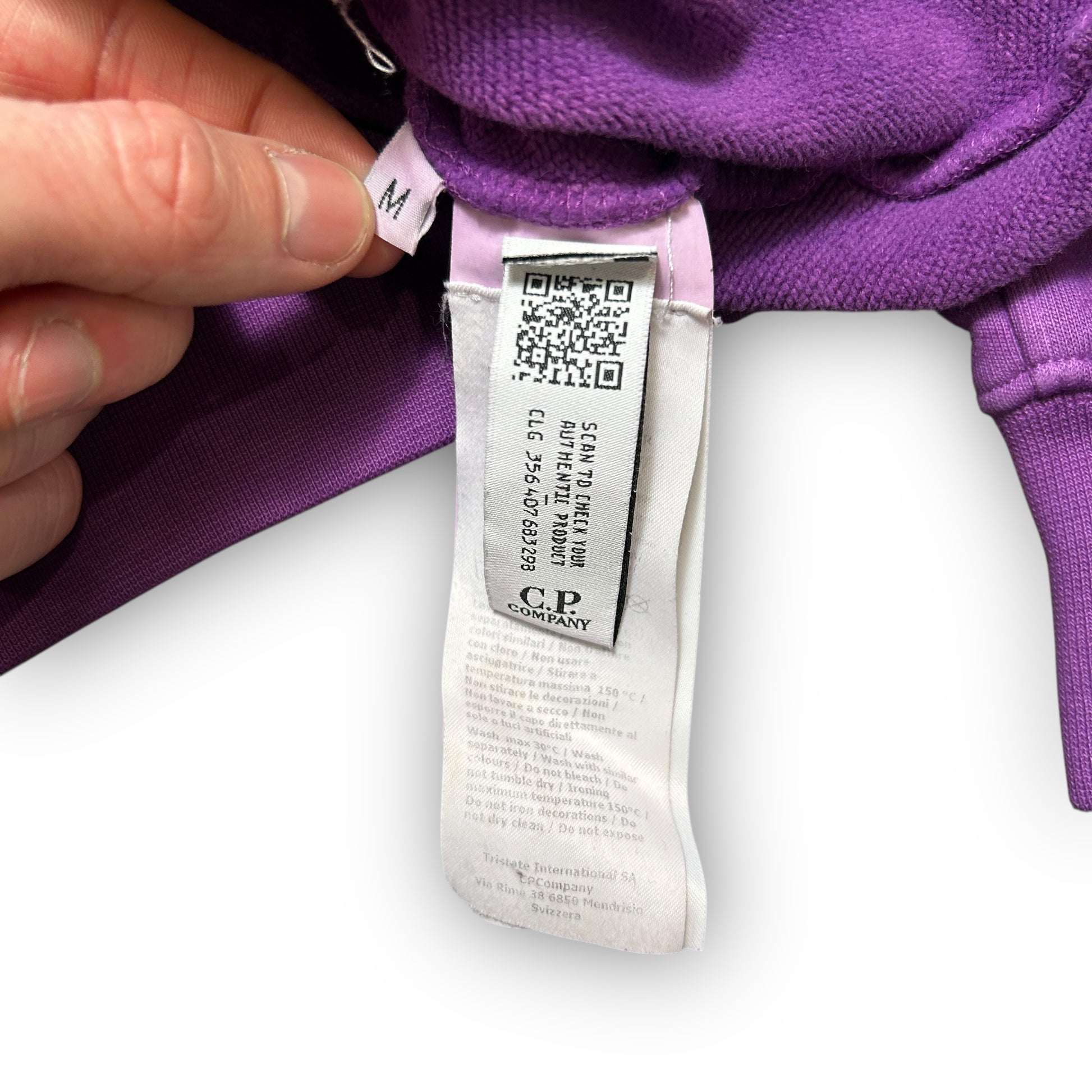 Purple C.P Company Hoodie (M)