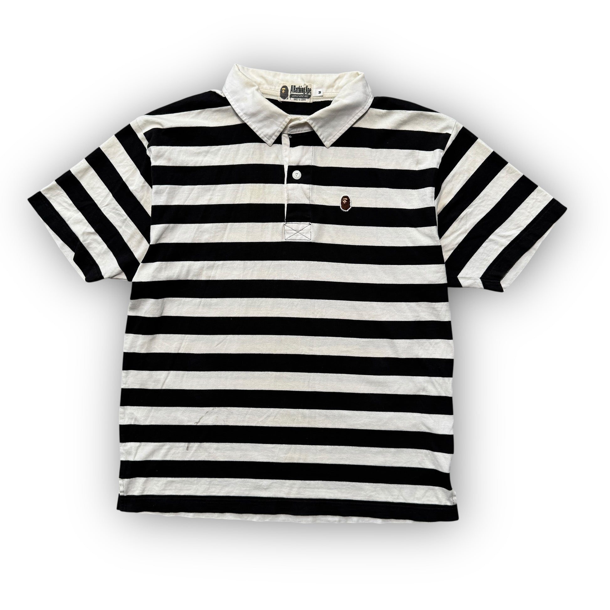 BAPE Striped Polo Shirt (M)