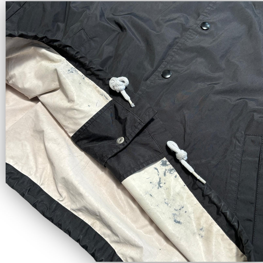 Black Stussy Nylon Overshirt (M)