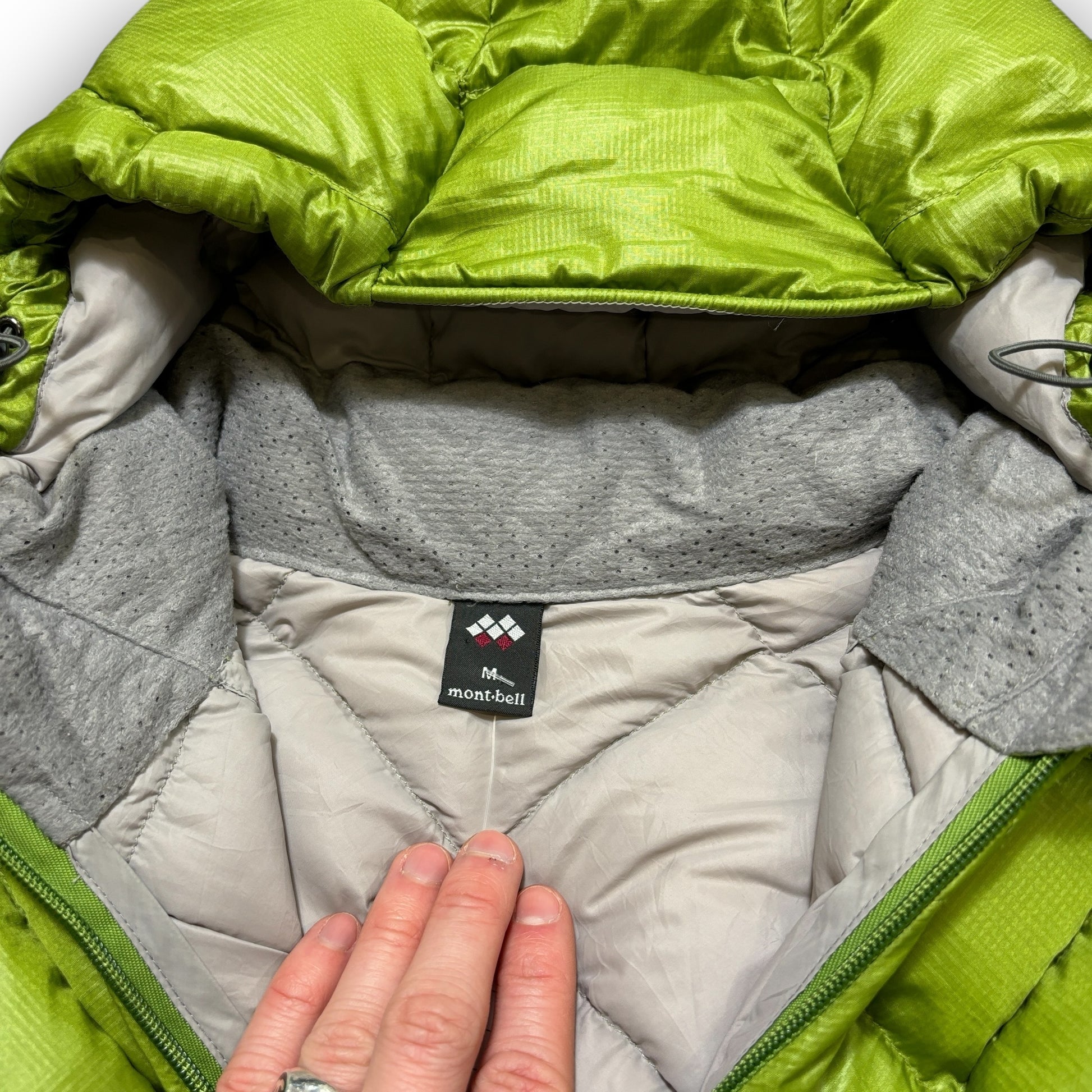 Green Montbell Diamond Stitch Puffer Jacket (RESERVED)