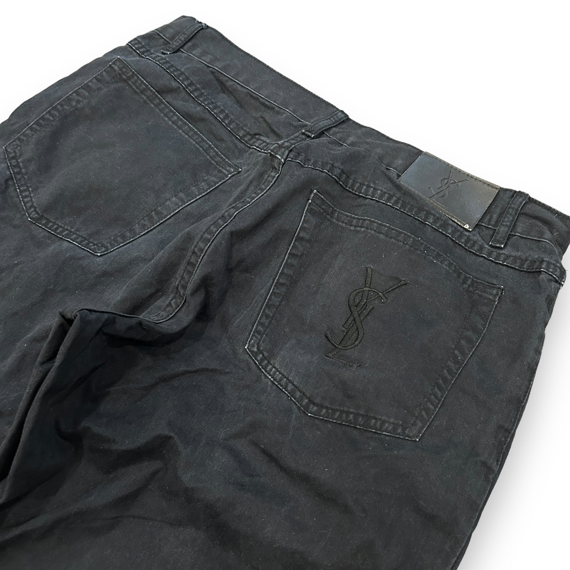 00s Black YSL Jeans (34")