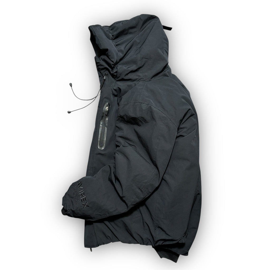 Black Avirex Padded Puffer Coat (L)