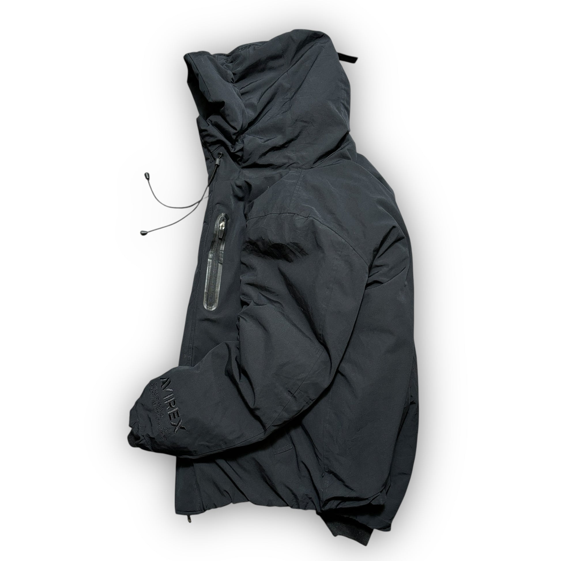 Black Avirex Padded Puffer Coat (L)