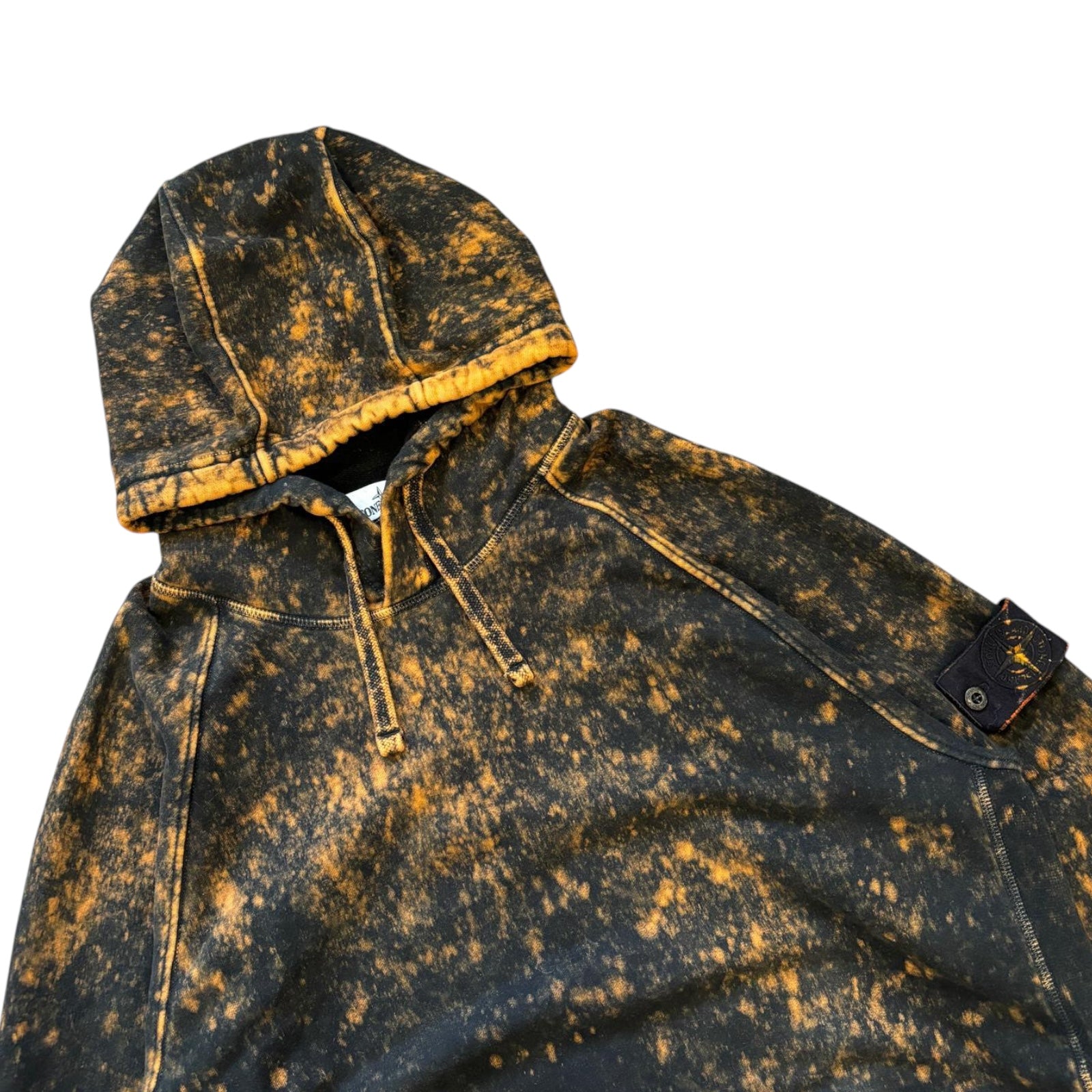 Stone Island Camo Dyed Hoodie (L)