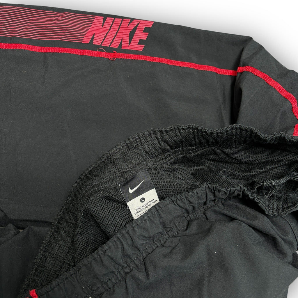 00s Black Nike Track Pants (L)