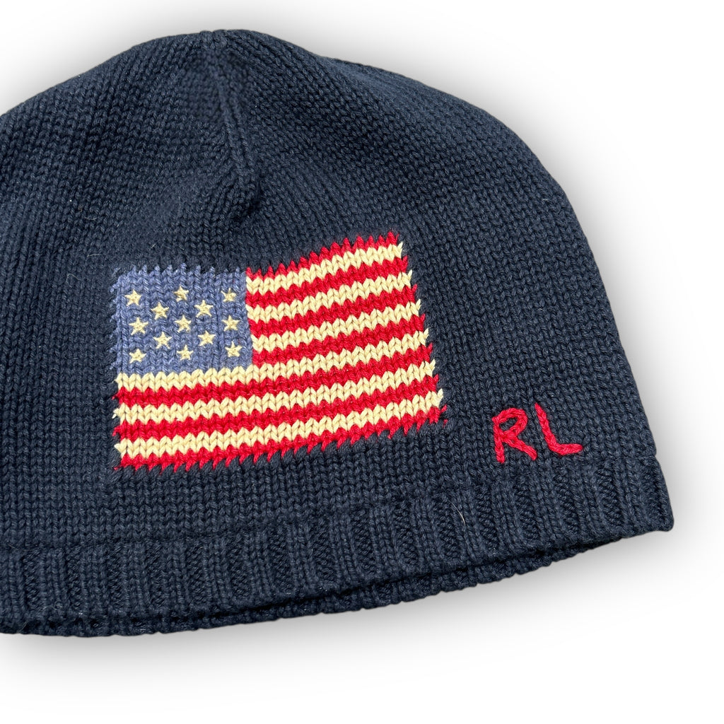 Ralph Lauren Flag Knit Beanie