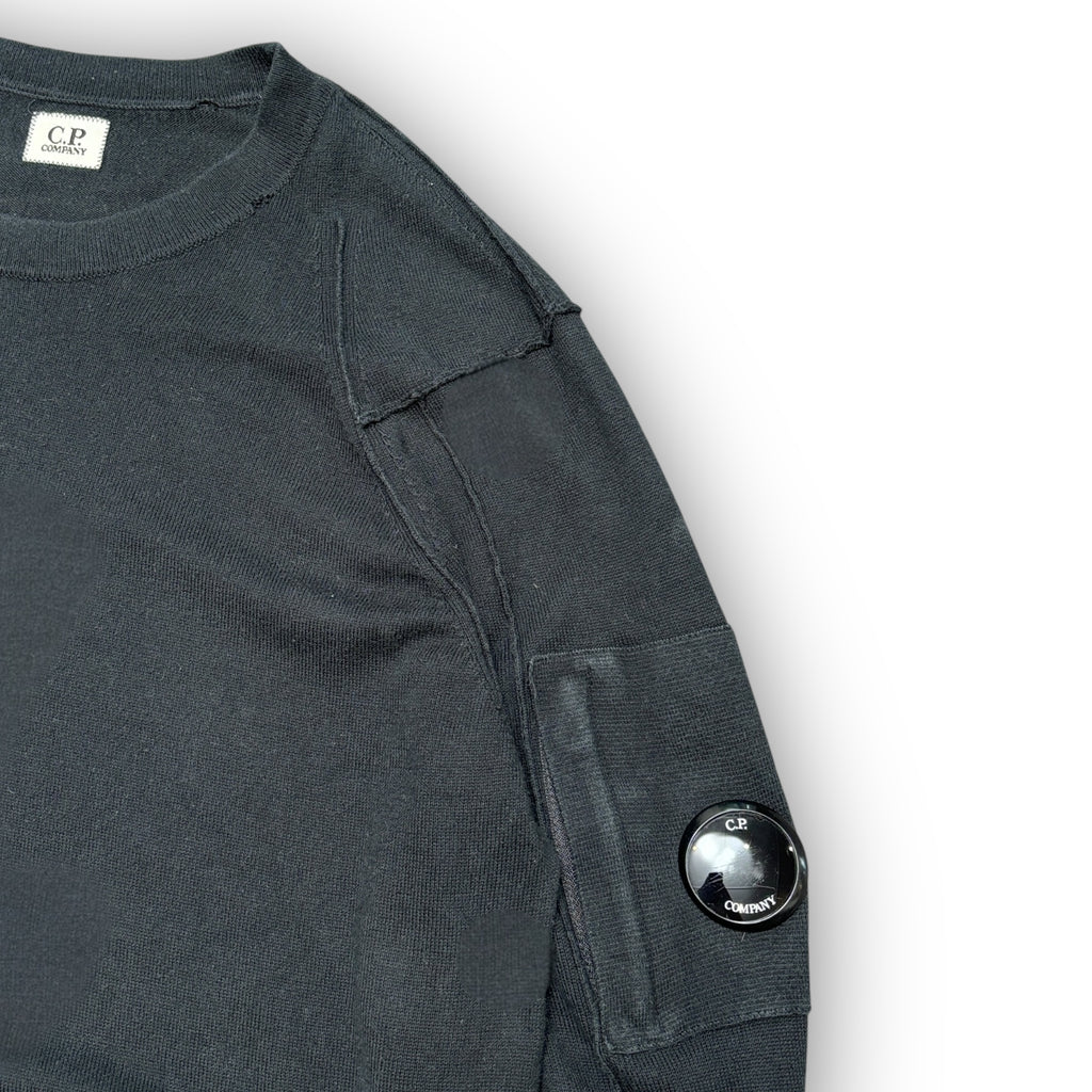 Navy C.P Company Knit Jumper (L)
