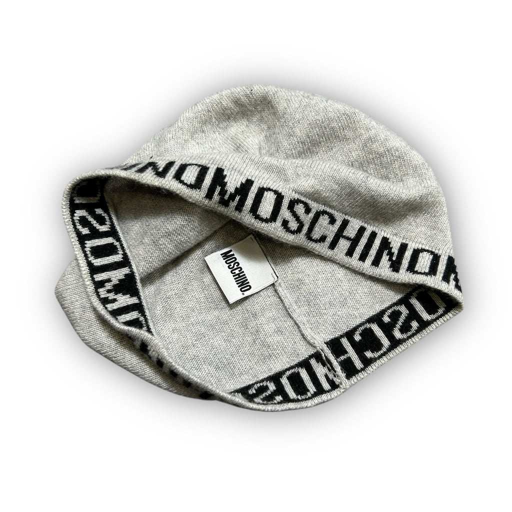Grey Moschino Beanie