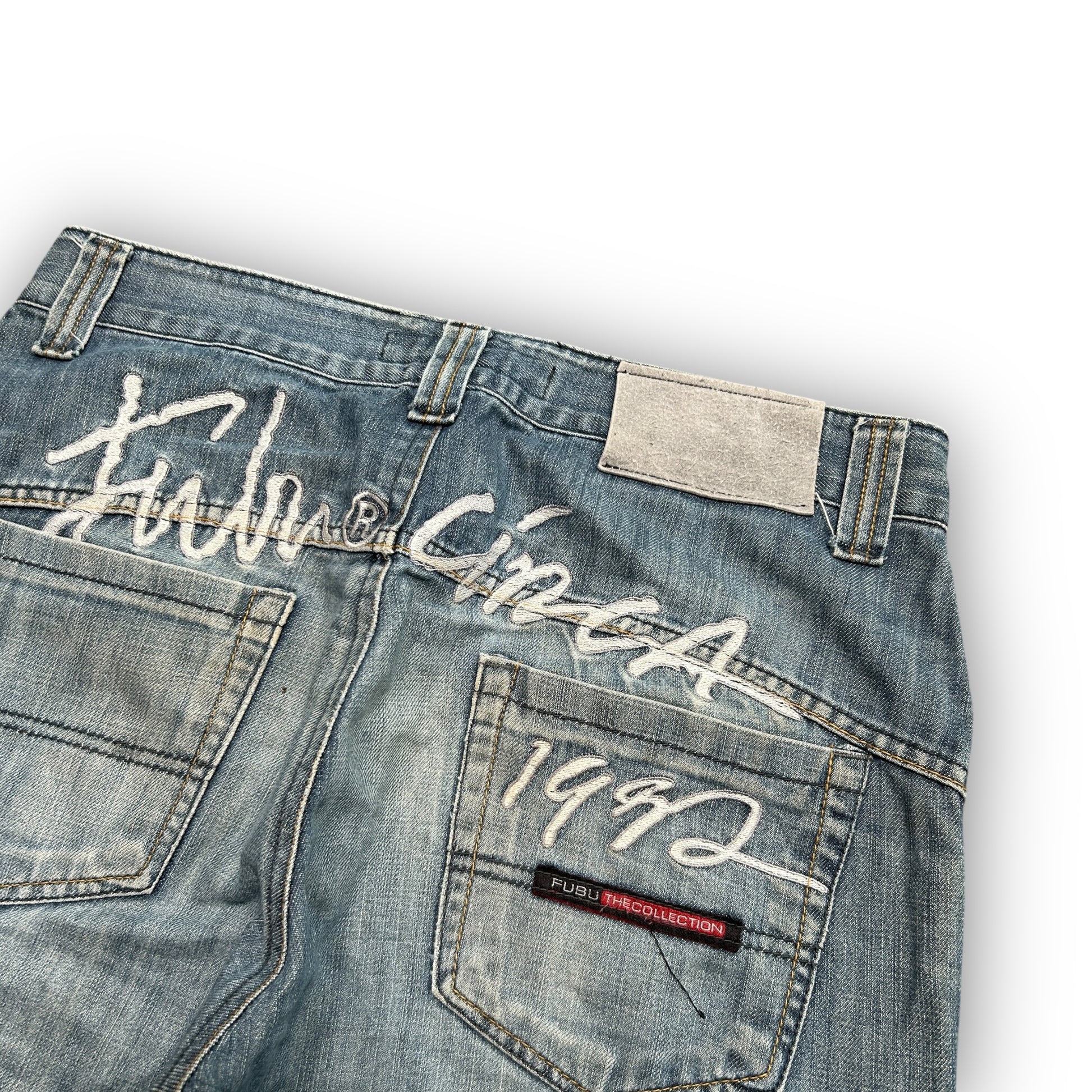 00s Fubu Baggy Embroidered Jorts (32")