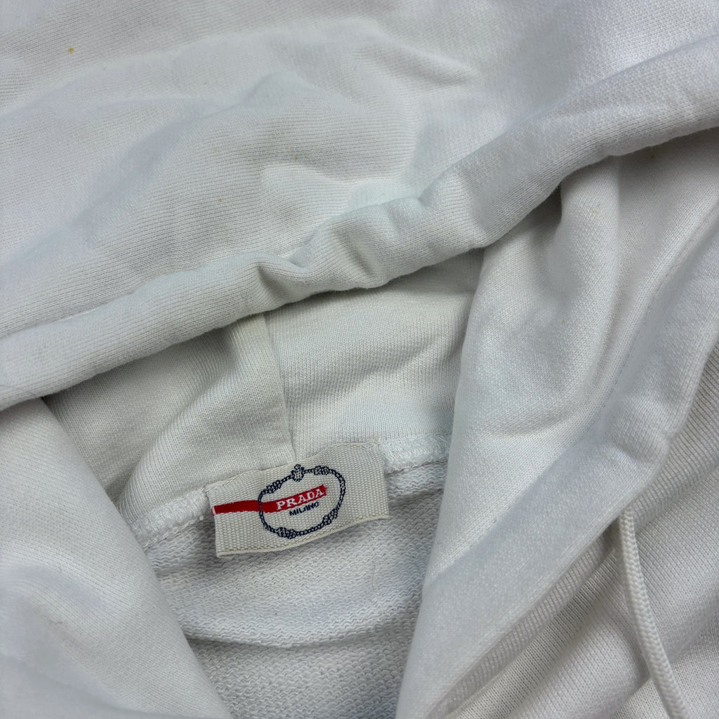 White Prada Sport Hoodie (XL)