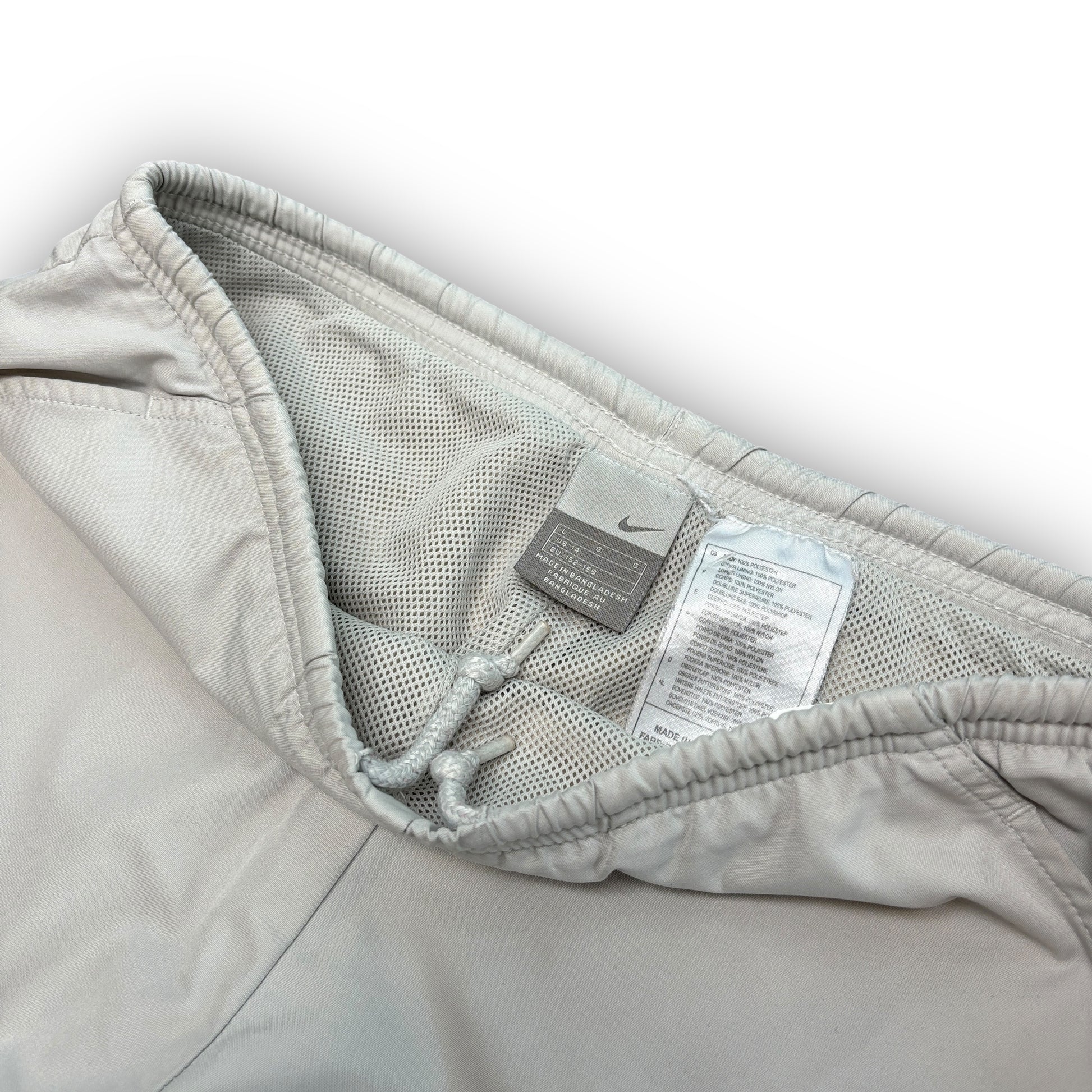 00s Cream Nike Track Pants (S)