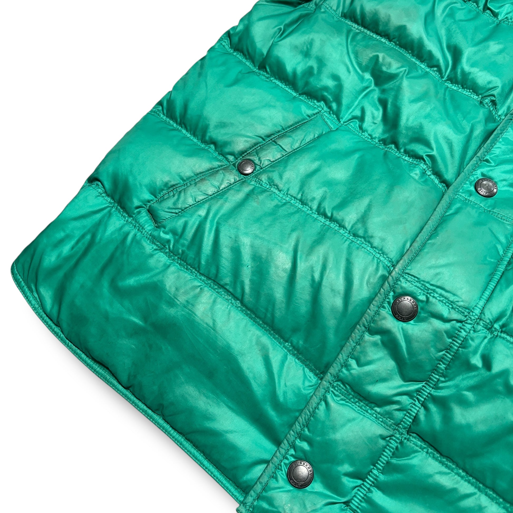 00s Burberry Brit Puffer Gilet (L)