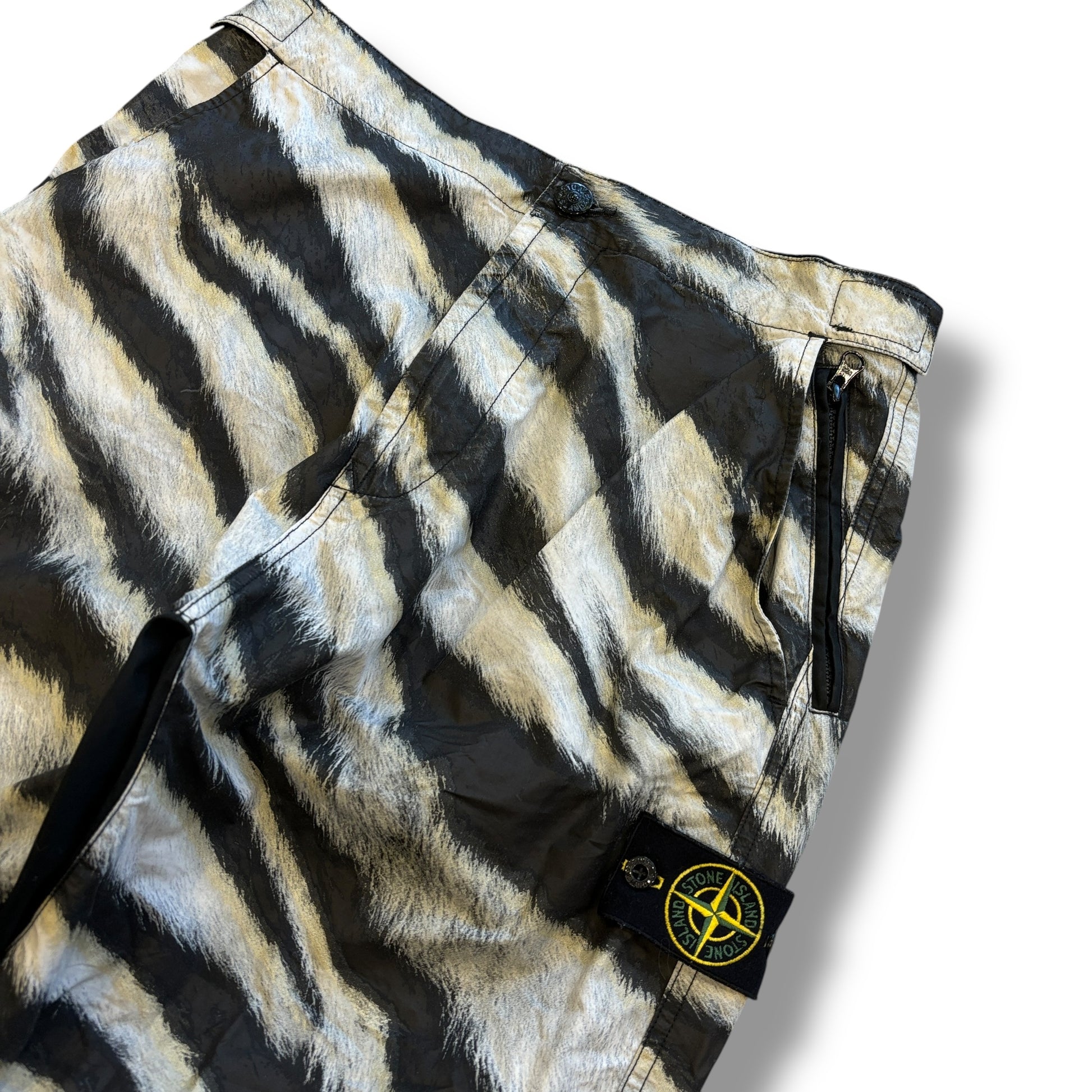 A/W 2018 Stone Island Tiger Print Trousers (31")
