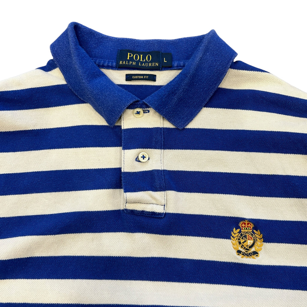 00s Striped Ralph Lauren Polo (L)