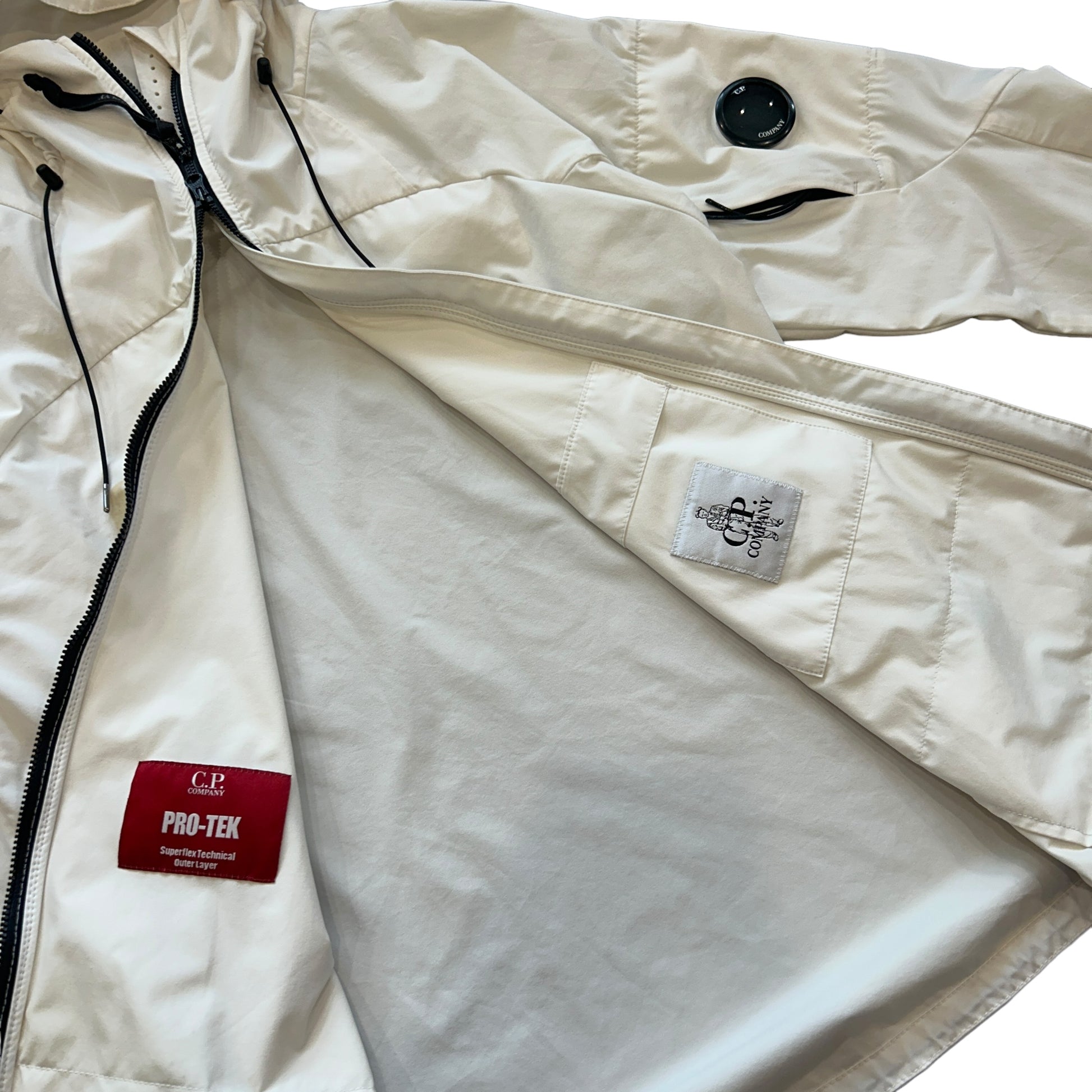 White C.P Company Pro-tek Jacket (M)