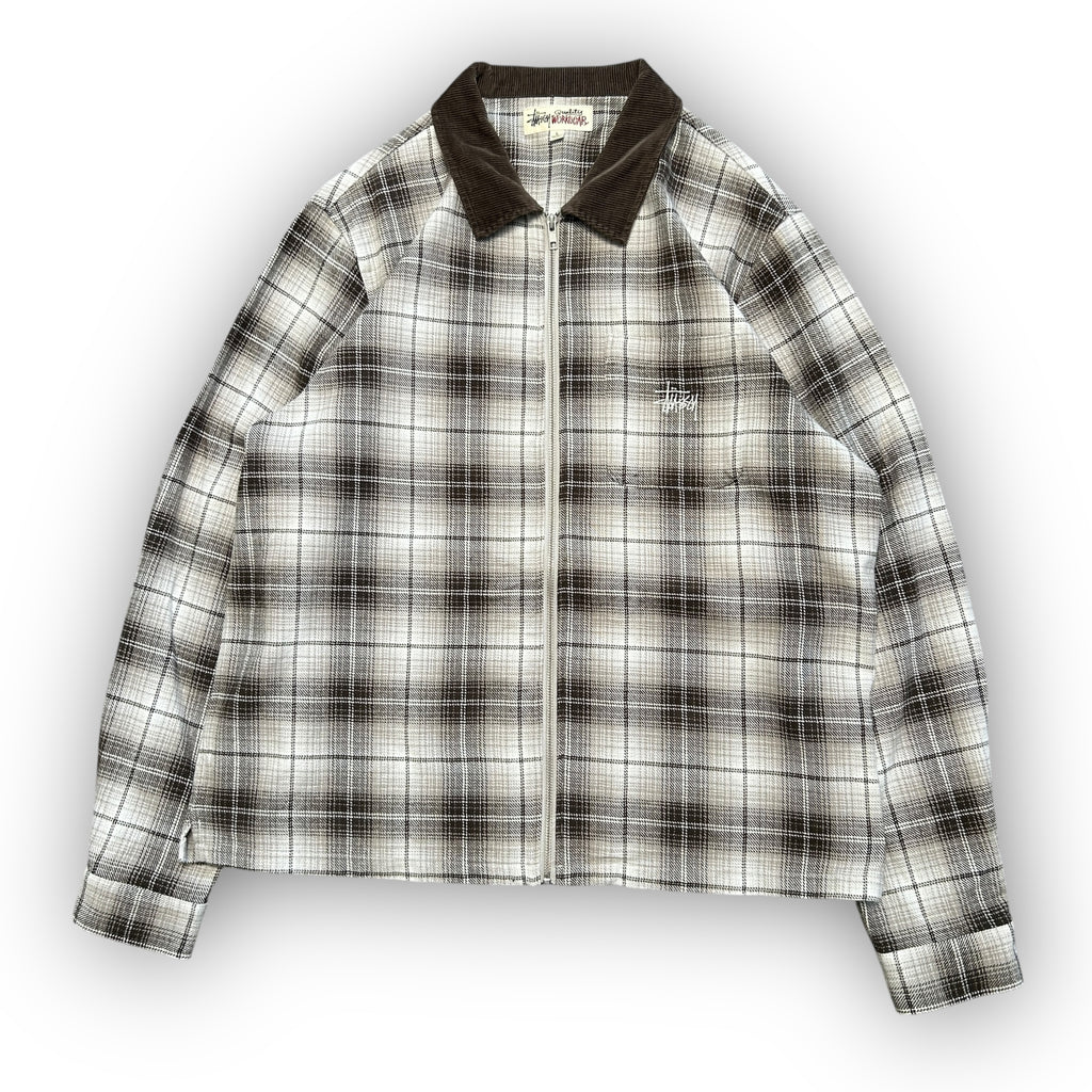Stussy Plaid Harrington Jacket (L)