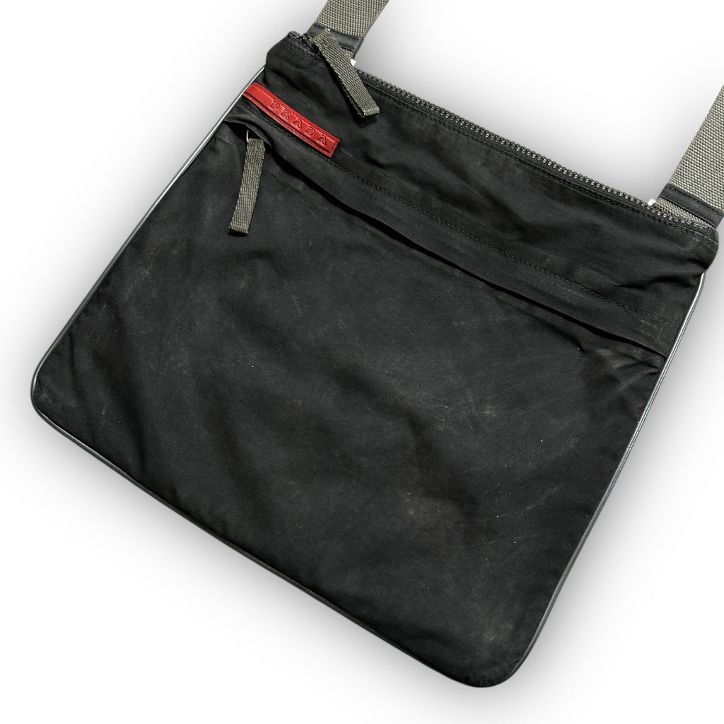 Black Prada Sport Side Bag
