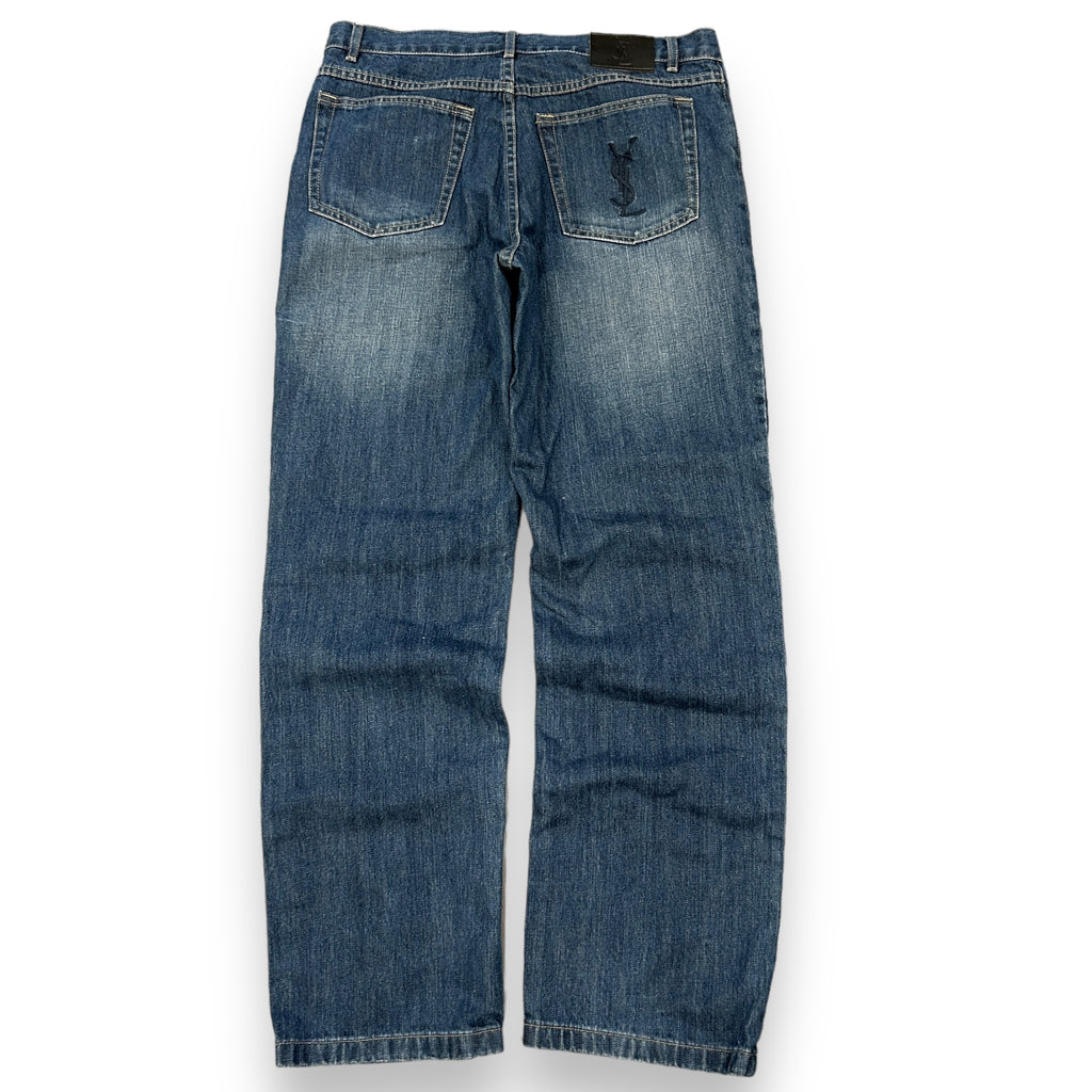 00s Blue YSL Jeans (34")