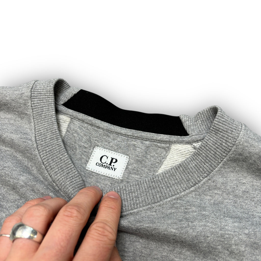 Grey C.P Company Lens Sweatshirt (M)