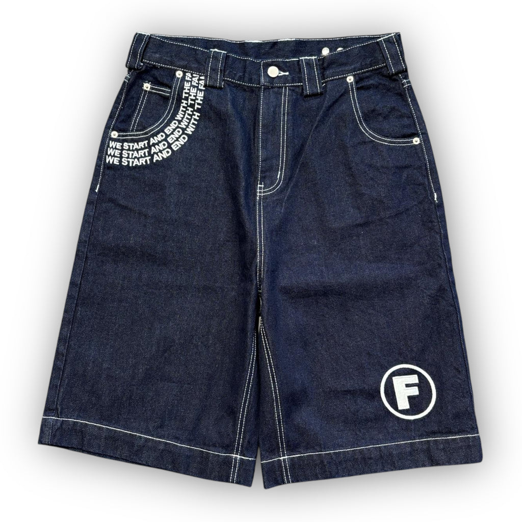 La Fam Embroidered Baggy Jorts (M)