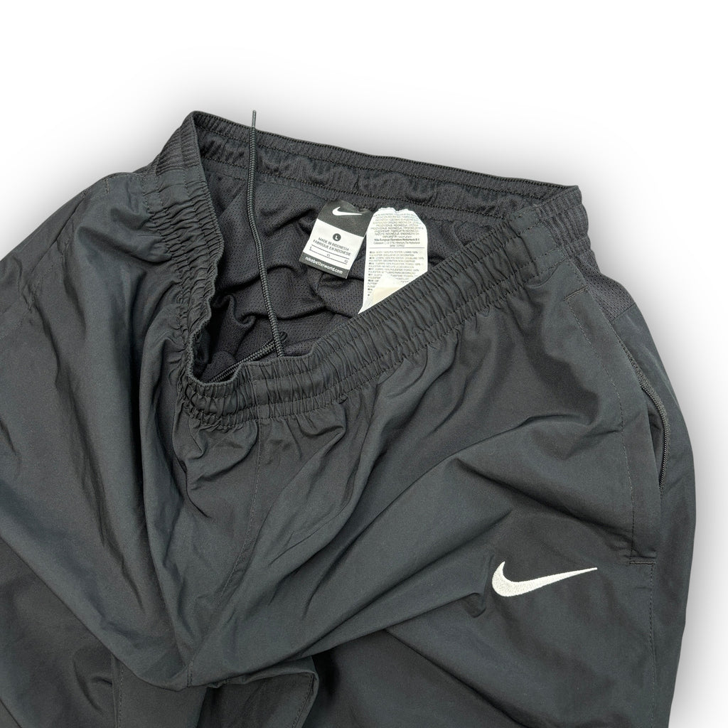 00s Black Nike Track Pants (L)