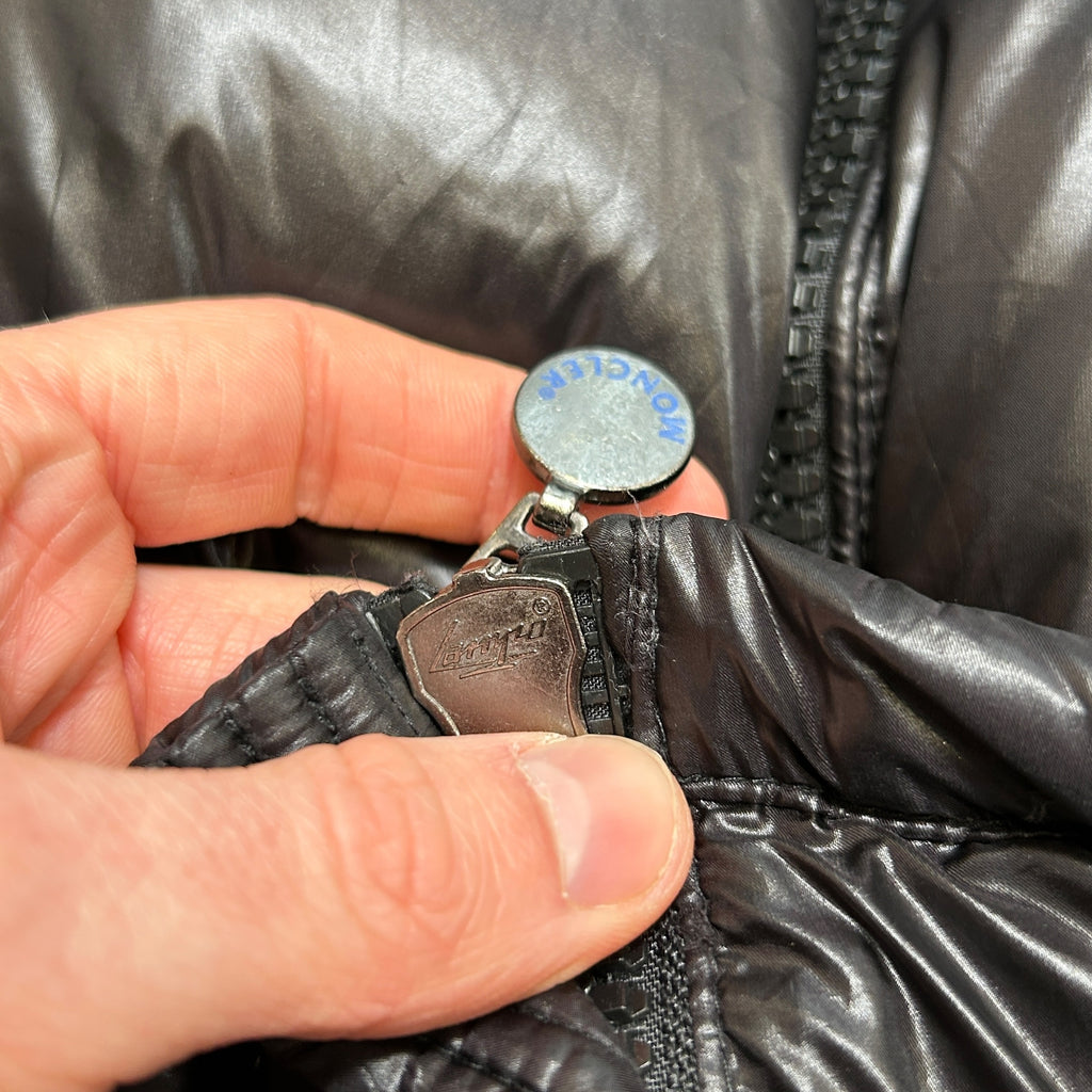 Black Moncler Maya Puffer Coat (L)