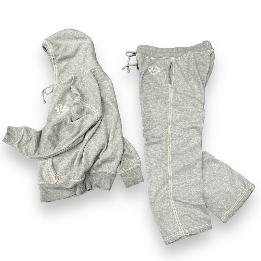 GREY TRUE RELIGION TRACKSUIT