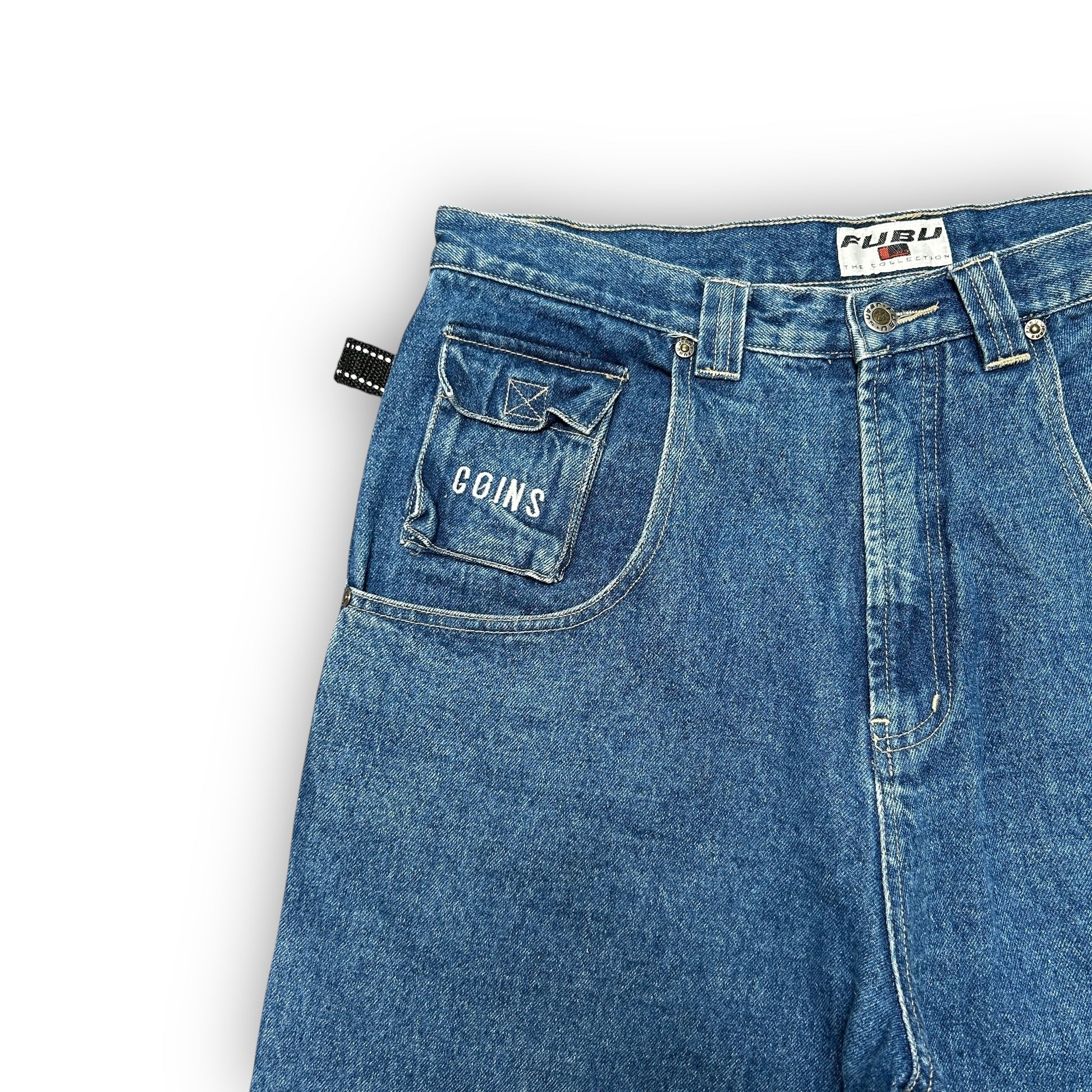 90s Fubu Embroidered Jorts (34")